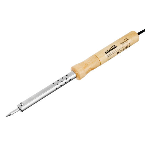 Паяльник с ручкой из дерева, 60 Вт, 220 В Sparta по ценам производителя в Челябинске с доставкой по всей России
