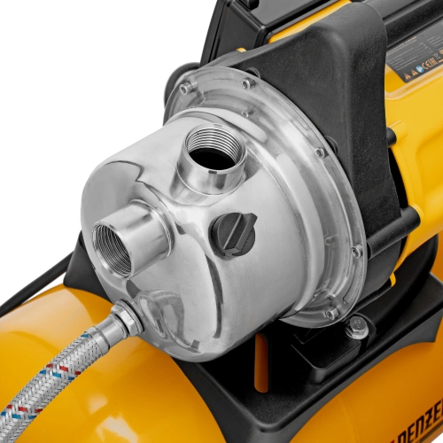 Насосная станция PS800X, 800 Вт, 3200 л/ч, ресивер 24 л, подъем 38 м, нержавейка Denzel по ценам производителя в Челябинске с доставкой по всей России