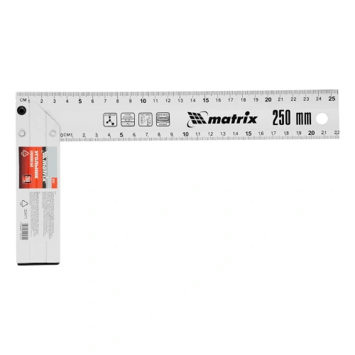 Угольник, 250 мм, алюминиевый, литой Matrix по ценам производителя в Челябинске с доставкой по всей России