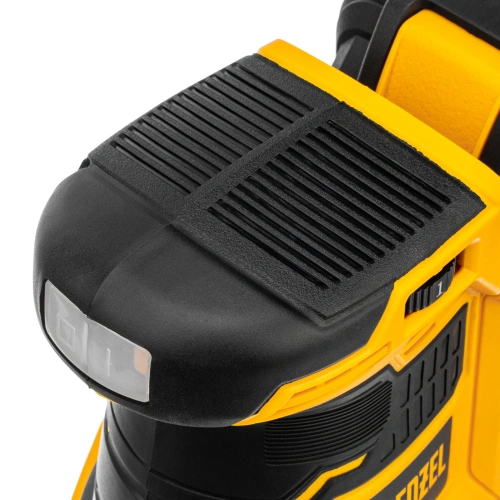 Машина шлифовальная эксцентриковая аккумуляторная COS-125, 18В Li-Ion Denzel по ценам производителя в Челябинске с доставкой по всей России