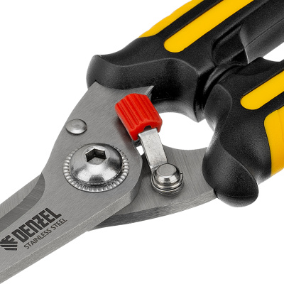 Ножницы универсальные, 200 мм, нержавеющая сталь Denzel по ценам производителя в Челябинске с доставкой по всей России