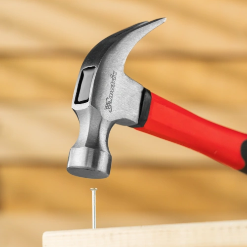 Молоток-гвоздодер optimal, 450 г, фибергласовая обрезиненная рукоятка Matrix по ценам производителя в Челябинске с доставкой по всей России