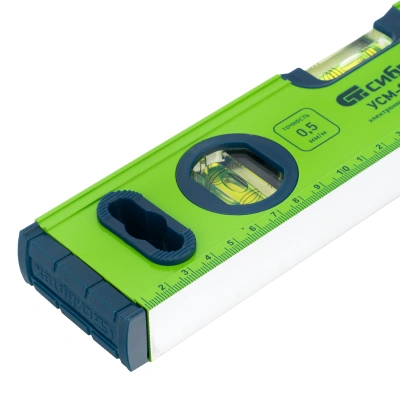 Уровень алюминиевый УСМ-0,5-300, фрезерованный, 3 глазка, магнитный, 300 мм Сибртех по ценам производителя в Челябинске с доставкой по всей России