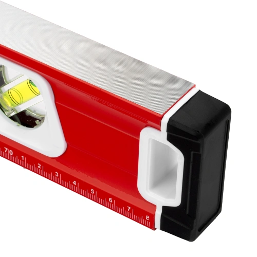 Уровень алюминиевый, магнит, фрезерованный, 3 глазка (1 зеркальный) двухкомпонентные рукоятки, 800 мм Matrix по ценам производителя в Челябинске с доставкой по всей России