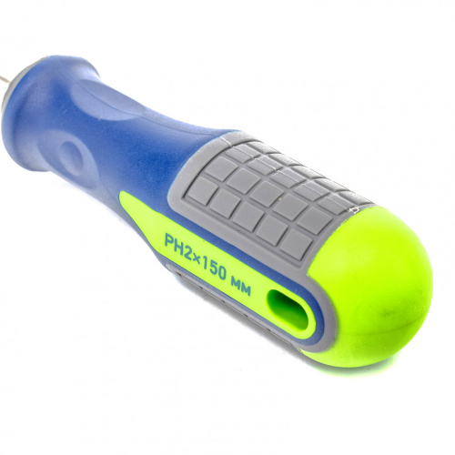 Отвертка, PH2 х 150 мм, CrV, трехкомпонентная рукоятка Сибртех по ценам производителя в Челябинске с доставкой по всей России