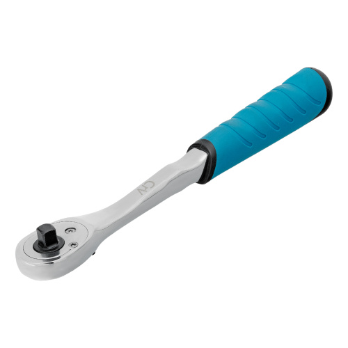 Ключ-трещотка 1/4", CrV, 90 зубьев, усиленный, хром Gross по ценам производителя в Челябинске с доставкой по всей России