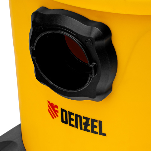 Пылесос строительный RVC20, 1400 Вт, бак 20 л, шланг 3 м, розетка с автосинхр. Denzel по ценам производителя в Челябинске с доставкой по всей России