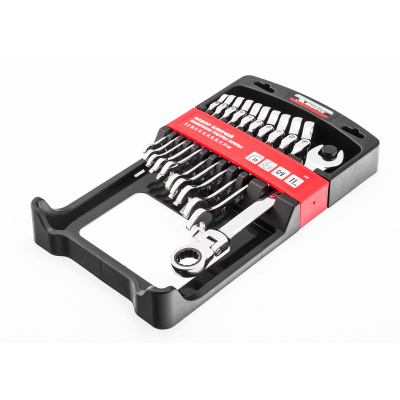 Набор ключей комбинированных, трещоточных шарнирных 11 шт. Matrix по ценам производителя в Челябинске с доставкой по всей России