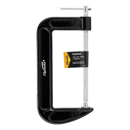 Струбцина G-образная, 200 мм Sparta по ценам производителя в Челябинске с доставкой по всей России