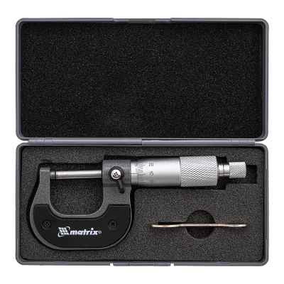 Микрометр механический,0-25 мм Matrix по ценам производителя в Челябинске с доставкой по всей России