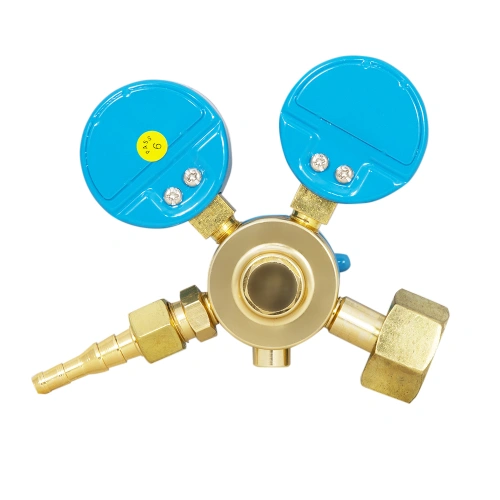 Редуктор БКО-50-СВ-АЛ (кислородный, 2 манометра) купить в Москве с доставкой по всей России | ProtosMarket.ru