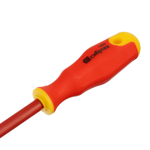 Отвертка диэлектрическая PH2 х 100 мм, CrV, до 1000 В, двухкомпонентная рукоятка Сибртех по ценам производителя в Челябинске с доставкой по всей России