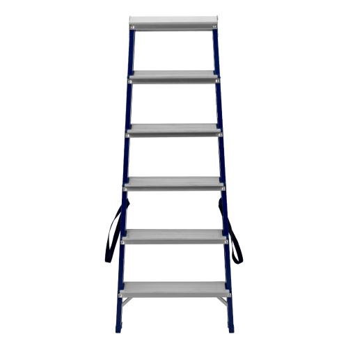 Стремянка двусторонняя 6 ступеней, стальная, Сибртех по ценам производителя в Челябинске с доставкой по всей России