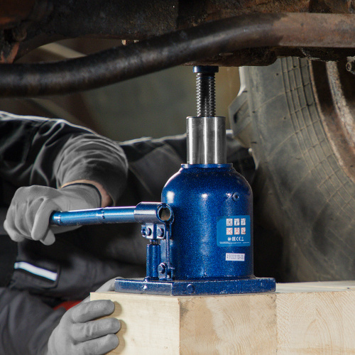 Домкрат гидравлический бутылочный телескопический, 10 т, H подъема 170-430 мм Stels по ценам производителя в Челябинске с доставкой по всей России