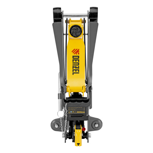 Домкрат гидравлический подкатной с фиксатором, 2,5 т,  85-385 мм, в пласт. кейсе Denzel по ценам производителя в Челябинске с доставкой по всей России