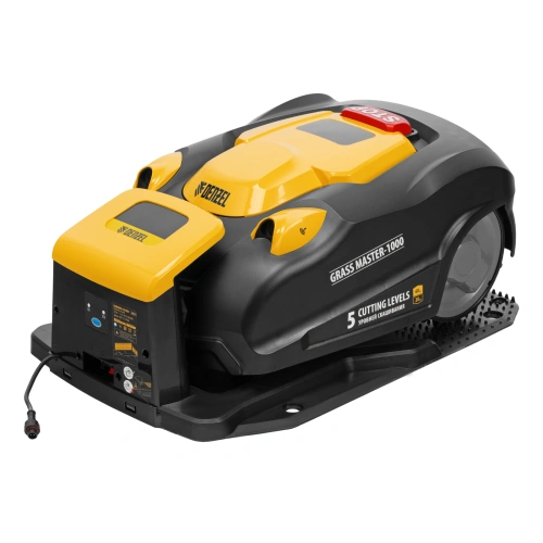 Робот-газонокосилка Grass Master 1000  1000м², 3Ач, 28V, LCD дисплей, Wi-Fi Denzel по ценам производителя в Челябинске с доставкой по всей России