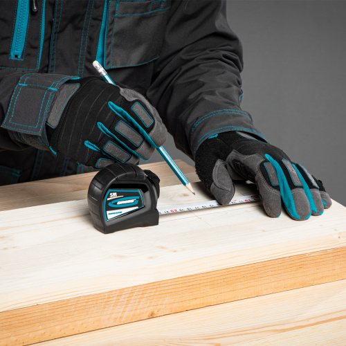 Рулетка "Doppelhaken",5 м x 19 мм,двухсторонний зацеп,Нейлон,двусторонняя шкала,автоматическая фиксация Gross по ценам производителя в Челябинске с доставкой по всей России