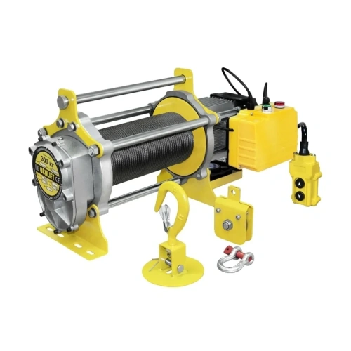 Лебёдка строительная TSA 300/600кг 100м 220в СКОРОСТНАЯ по ценам производителя в Челябинске с доставкой по всей России