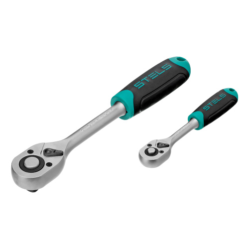 Набор инструментов, 1/2", 1/4", CrV, пластиковый кейс 76 предметов Stels по ценам производителя в Челябинске с доставкой по всей России