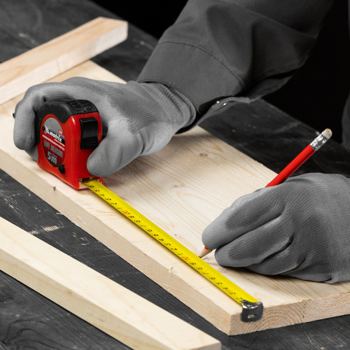 Рулетка Double fixation,5 м х 19 мм,обрезиненный корпус,двойная плавная фиксация Matrix по ценам производителя в Челябинске с доставкой по всей России