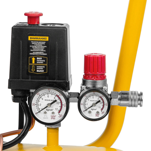 Компрессор воздушный DCV2200/50, прямой привод, 2.2 кВт, 50 литров, 380 л/мин Denzel по ценам производителя в Челябинске с доставкой по всей России