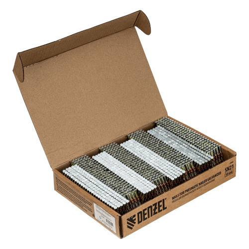 Гвозди для пнев. нейлера (оцинк.) длина - 50 мм, диам. - 2,9 мм, 2000 шт. Denzel по ценам производителя в Челябинске с доставкой по всей России