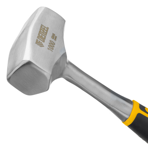 Кувалда 1 кг, цельнометаллическая, двухкомпонентная рукоятка Denzel по ценам производителя в Челябинске с доставкой по всей России