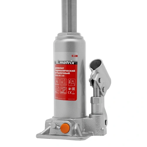 Домкрат гидравлический бутылочный, 4 т, h подъема 194-372 мм Matrix по ценам производителя в Челябинске с доставкой по всей России