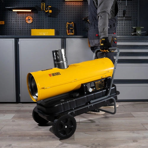 Дизельная тепловая пушка NHG-20i, 20 кВт, 600 м3/ч, непрямой нагрев, цифровой термостат Denzel по ценам производителя в Челябинске с доставкой по всей России