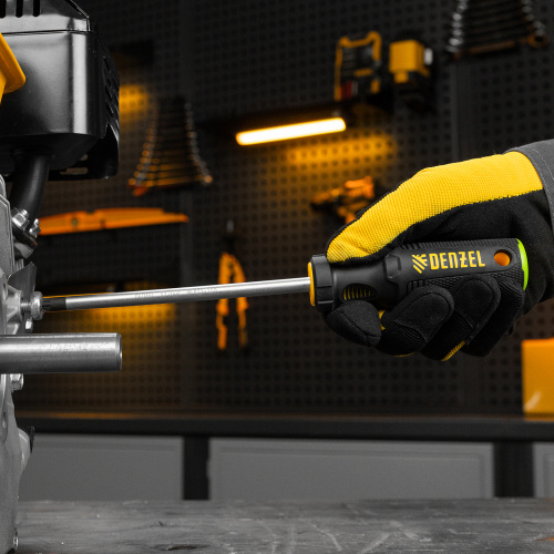 Отвертка, PZ3x150 мм, S2, 3к рукоятка Denzel по ценам производителя в Челябинске с доставкой по всей России