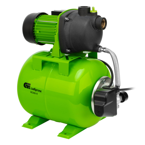 Насосная станция НС650-П, 650 Вт, напор 37 м, 3200 л/ч, ресивер 19 л Сибртех по ценам производителя в Челябинске с доставкой по всей России
