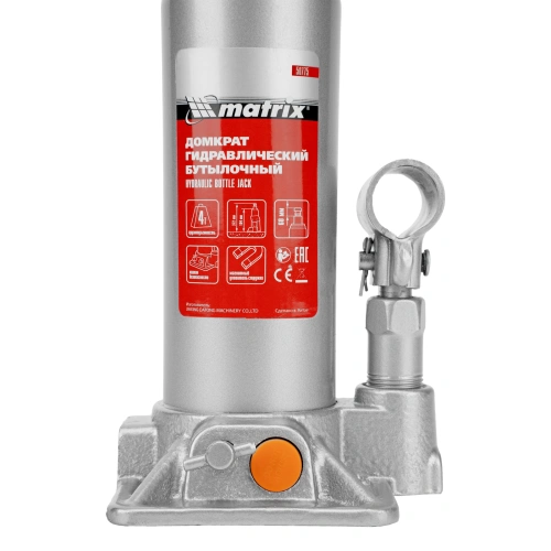 Домкрат гидравлический бутылочный, 4 т, h подъема 194-372 мм, в пластиковом кейсе Matrix по ценам производителя в Челябинске с доставкой по всей России