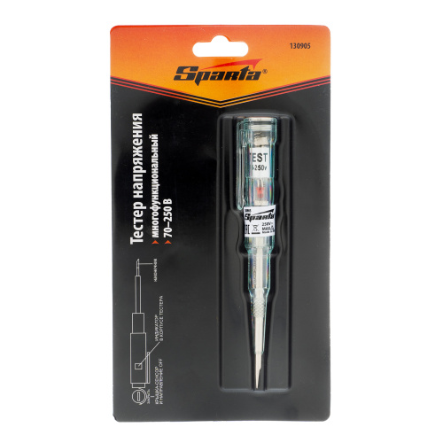 Тестер напряжения 70-250 В  многофункциональный Sparta по ценам производителя в Челябинске с доставкой по всей России