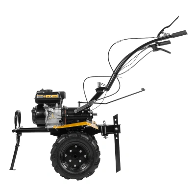 Мотоблок DPT-270X, 7 л.с., диск.сцеп, шир 90 см, глуб 35 см,фрез 3х4,ВОМ,скор 2В/1Н,кол 8" Denzel по ценам производителя в Челябинске с доставкой по всей России