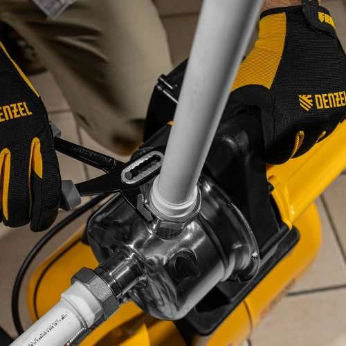 Насосная станция PS800X, 800 Вт, 3200 л/ч, ресивер 24 л, подъем 38 м, нержавейка Denzel по ценам производителя в Челябинске с доставкой по всей России