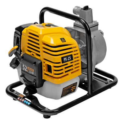 Мотопомпа бензиновая для чистой воды PX-25, 52 см3, 1", 170 л/мин, глуб 8 м, напор 30 м Denzel по ценам производителя в Челябинске с доставкой по всей России