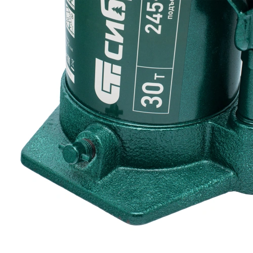 Домкрат гидравлический бутылочный, 30 т, 245-385 мм Сибртех по ценам производителя в Челябинске с доставкой по всей России