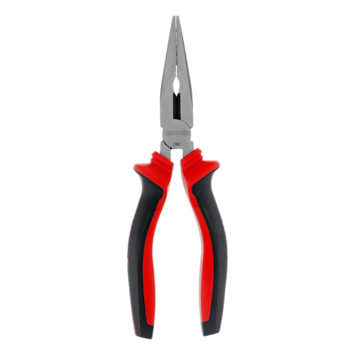 Длинногубцы прямые, 180 мм, хром-ванадий, двухкомпонентные рукоятки Matrix по ценам производителя в Челябинске с доставкой по всей России