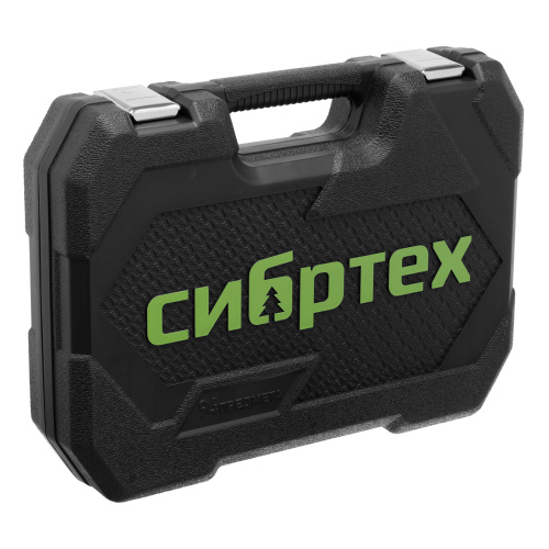 Набор инструментов, 1/2", 1/4", пластиковый кейс 89 предметов Сибртех по ценам производителя в Челябинске с доставкой по всей России