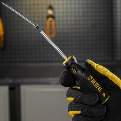 Отвертка PZ1x75 мм, CrV, трехкомпонентная рукоятка Denzel по ценам производителя в Челябинске с доставкой по всей России