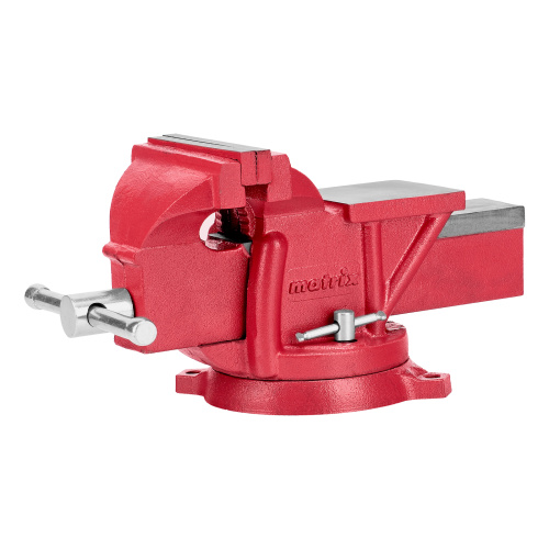 Тиски слесарные, 125 мм, поворотные, с наковальней Matrix по ценам производителя в Челябинске с доставкой по всей России