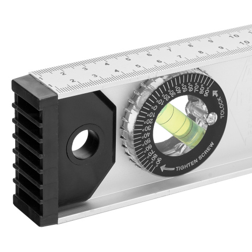 Уровень алюминиевый "Рельс", 1200 мм, 3 глазка (1 поворотный) Matrix по ценам производителя в Челябинске с доставкой по всей России