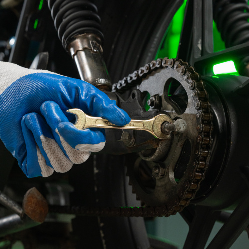 Набор ключей рожковых 6-17 мм, 6 шт, желтый цинк Сибртех по ценам производителя в Челябинске с доставкой по всей России