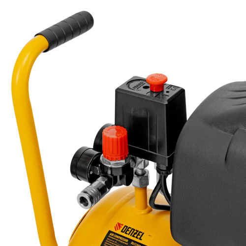 Компрессор воздушный DLC1300/24 безмасляный 1.3 кВт, 24 литра, 206 л/мин Denzel по ценам производителя в Челябинске с доставкой по всей России