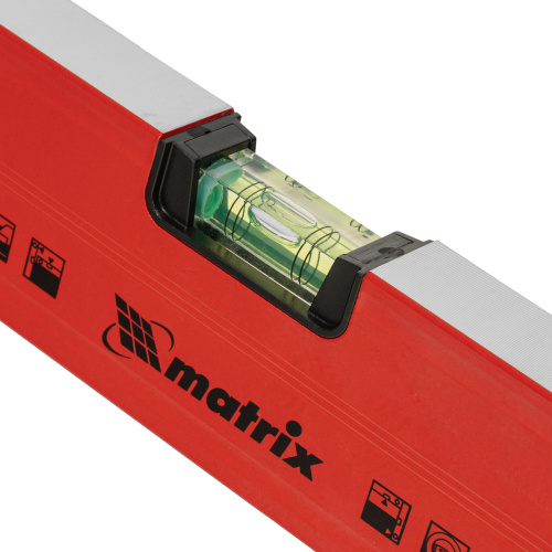 Уровень алюминиевый магнитный, 1800 мм, фрезерованный, 3 глазка (1 зеркальный) усиленный Matrix по ценам производителя в Челябинске с доставкой по всей России