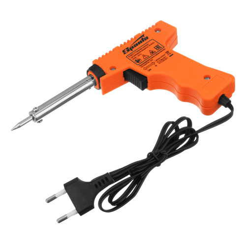 Паяльник-пистолет с регулировкой мощности 30-60 Вт, 220 В Sparta по ценам производителя в Челябинске с доставкой по всей России