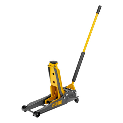 Домкрат гидравлический подкатной, 3 т, 85-610 мм, быстрый подъем, низ. подхват, проф, SUV Denzel по ценам производителя в Челябинске с доставкой по всей России