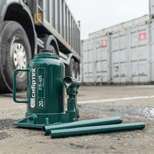 Домкрат гидравлический бутылочный, 20 т, 215-405 мм Сибртех по ценам производителя в Челябинске с доставкой по всей России