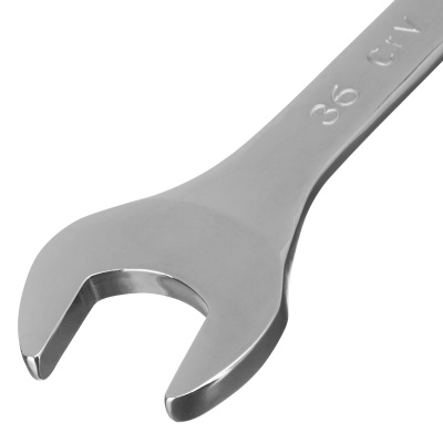 Ключ комбинированный, 36 мм, CrV, полированный хром Matrix по ценам производителя в Челябинске с доставкой по всей России