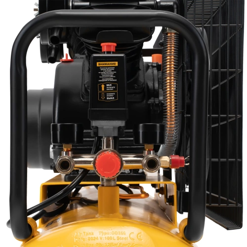 Компрессор воздушный BCV2200/100, ременный привод, 2.2 кВт, 100 литров, 370 л/мин Denzel по ценам производителя в Челябинске с доставкой по всей России